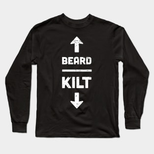 Beard & Kilt | Scottish Design Long Sleeve T-Shirt